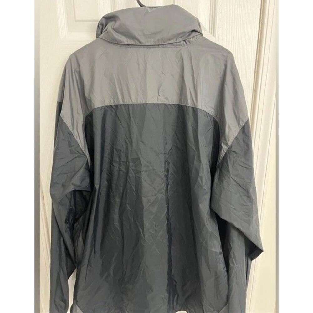 Columbia Men's Glennaker Lake Wind Rain Jacket Black/Grill Packable XXL - Picture 3 of 5